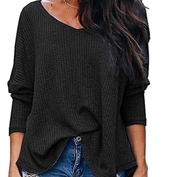 NWT MISSLOOK Womens V Neck Pullover Sweater - Picture 3 of 7